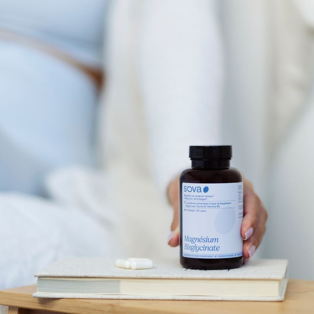 Complements alimentaires Soav pour carence en Magnésium pour réduire la fatigue, apaiser le stress et soutenir le sommeil