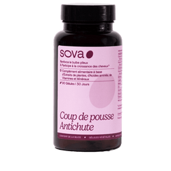 Cure anti-chute de cheveux - Compléments alimentaires - Sova
