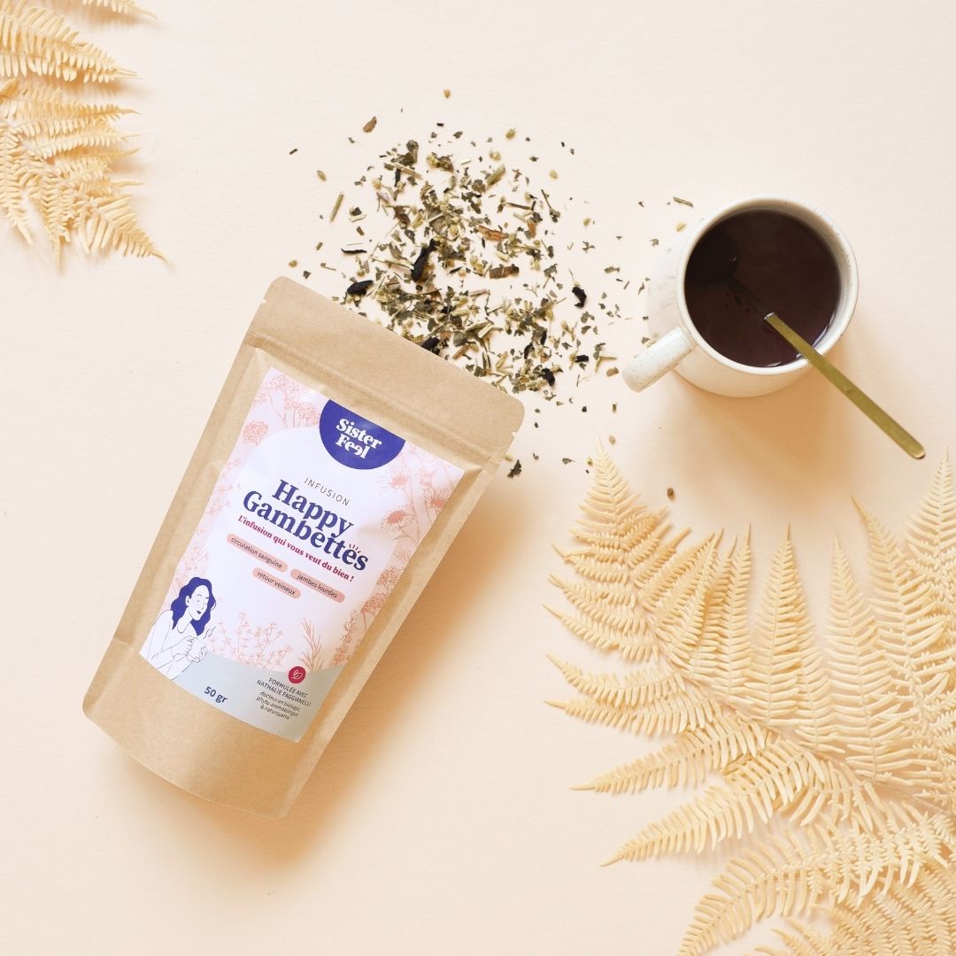 Infusion circulation sanguine : favorise le retour veineux et réduit les gonflements - Sister Feel