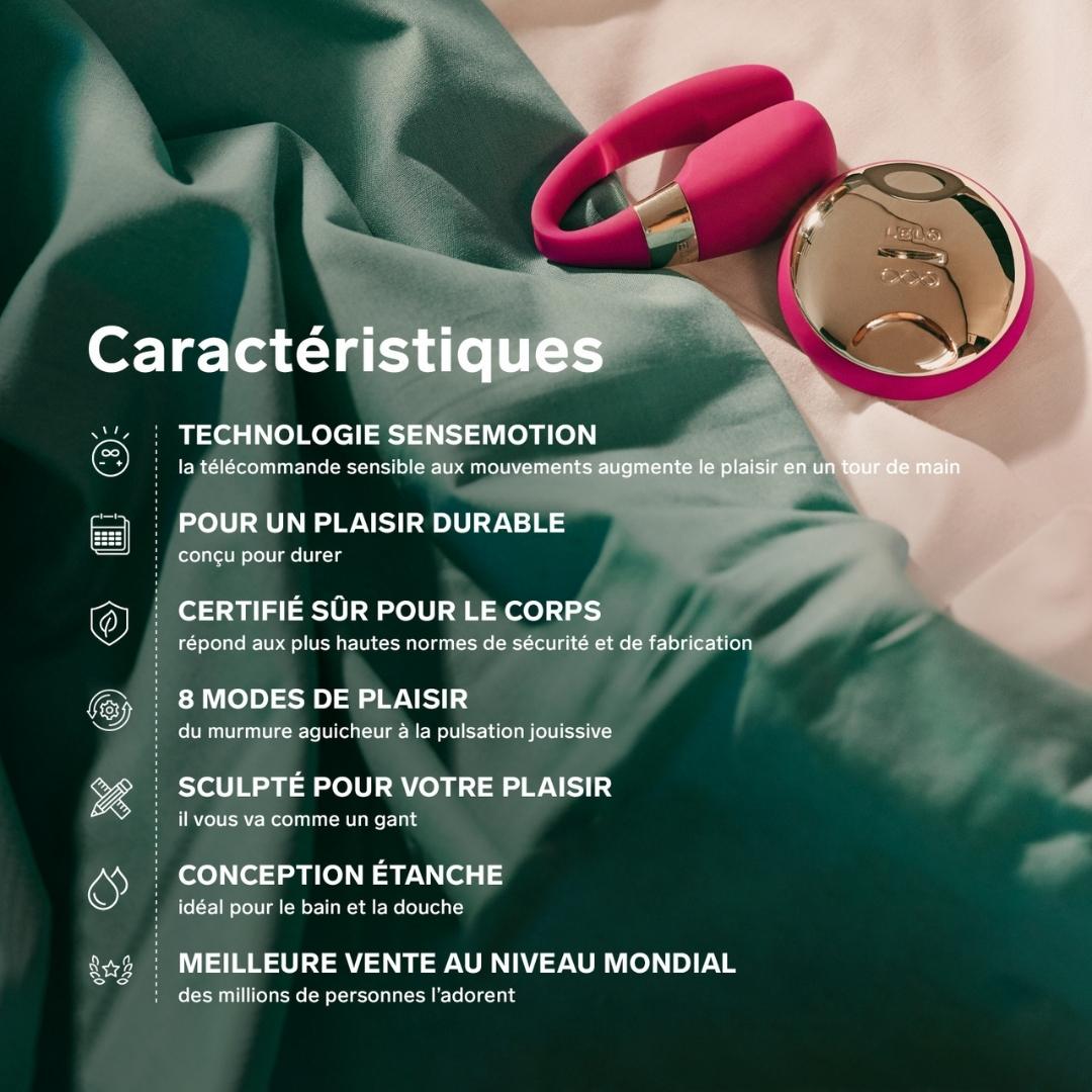 Caractéristiques du TIANI 3 Sextoys pour couple télécommandé double stimulation - LELO