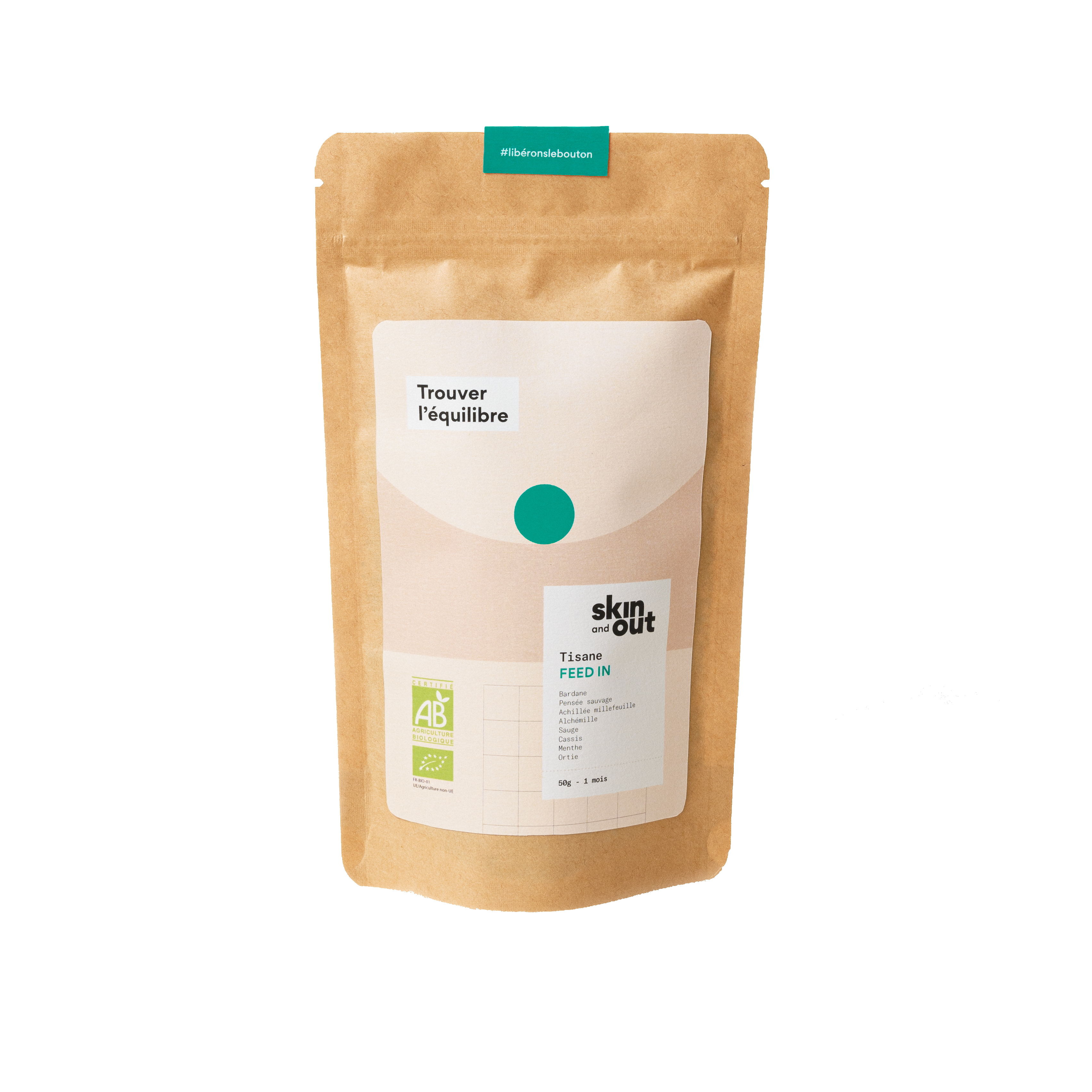 Tisane Trouver l'équilibre (acné hormonale) - SKIN & OUT