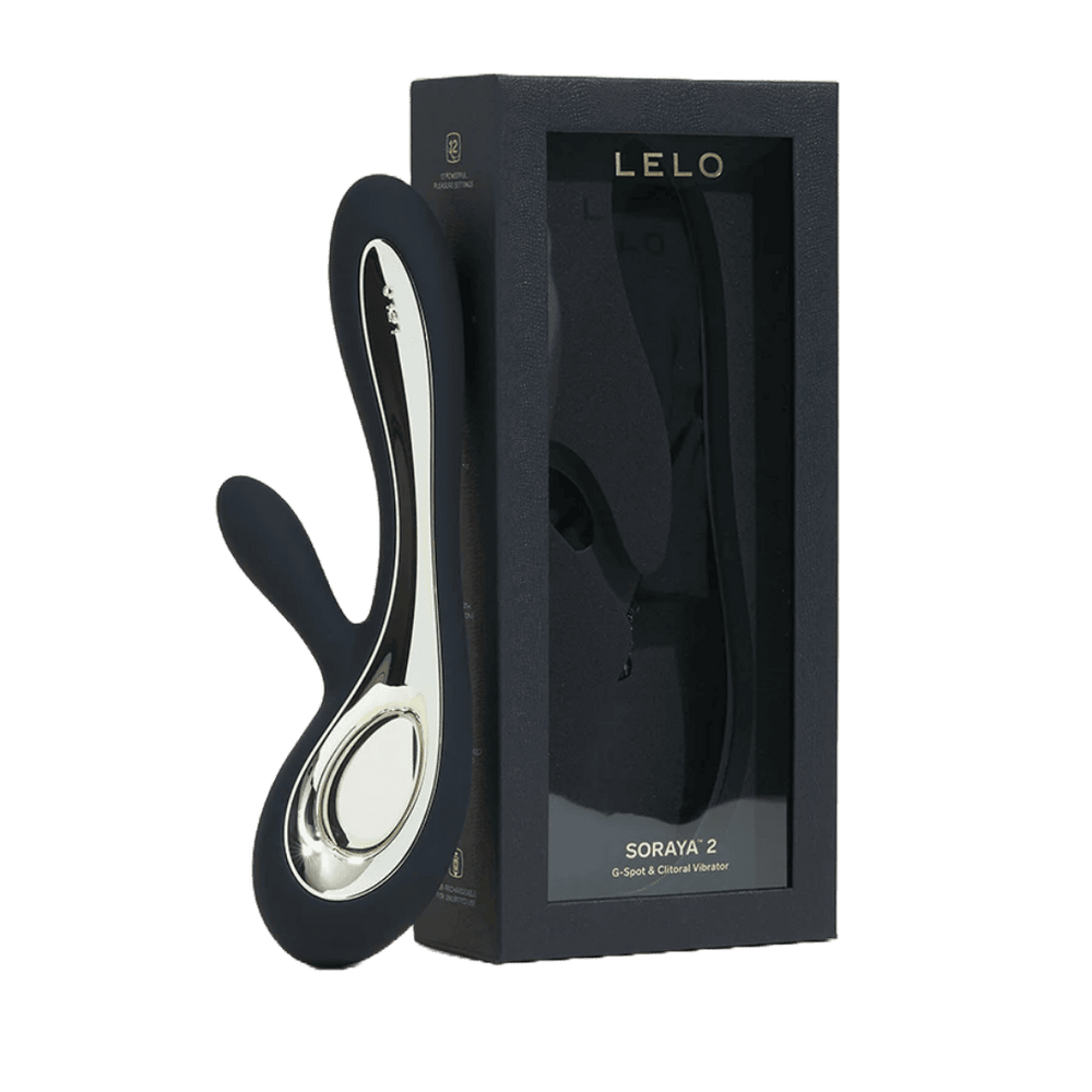 Stimulateur clitoridien et vibromasseur point g rabbit - Noir – SORAYA 2 - Lelo