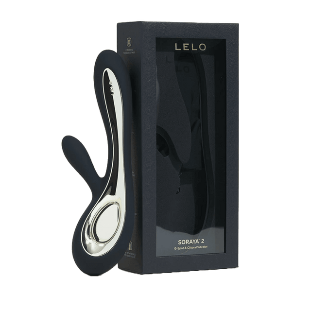 Stimulateur clitoridien et vibromasseur point g rabbit - Noir – SORAYA 2 - Lelo