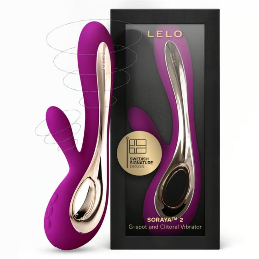Stimulateur clitoridien et vibromasseur point g rabbit - Rose – SORAYA 2 - Lelo