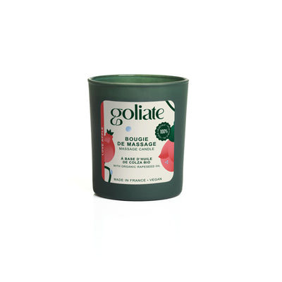 Bougie de Massage Sensorielle Goliate – Huile Fondante Bio & Vegan