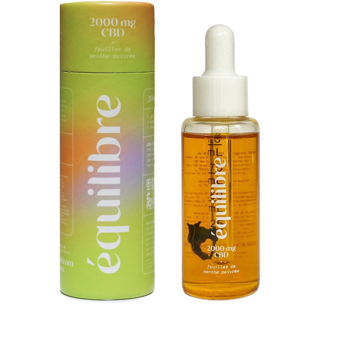 Huile de CBD 20%  - Douleurs & Stress - Équilibre - OFFERT