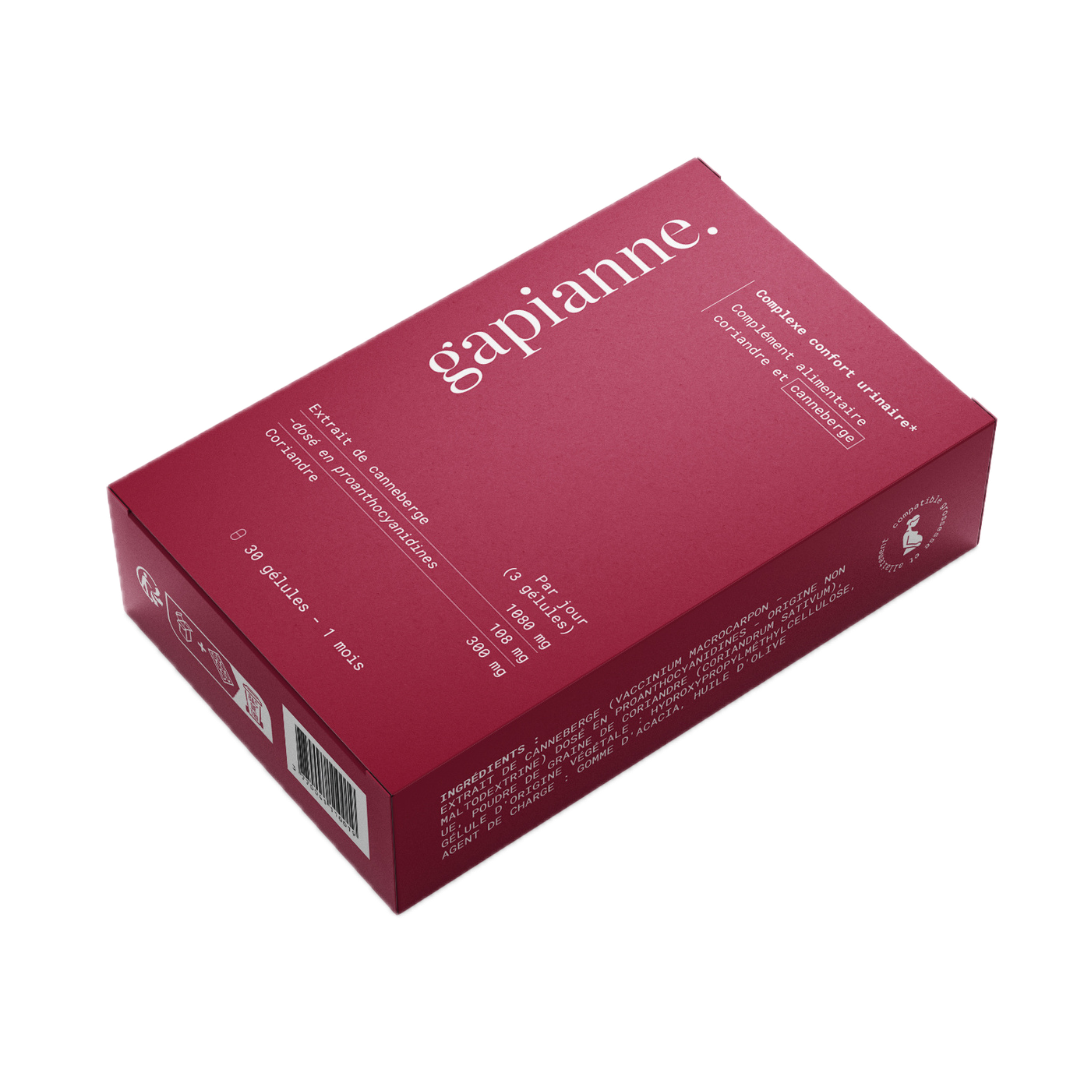 Compléments alimentaires Cranberry - Confort urinaire & Cystites - Gapianne