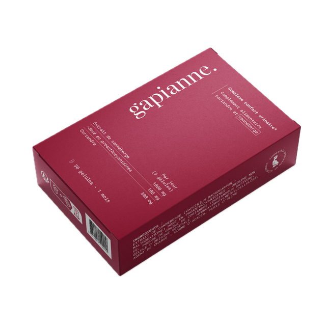 Compléments alimentaires Cranberry - Confort urinaire & Cystites - Gapianne