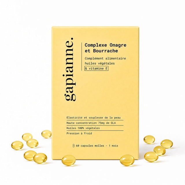 Sécheresse intime - Compléments Onagre, Bourrache, Vitamine E
