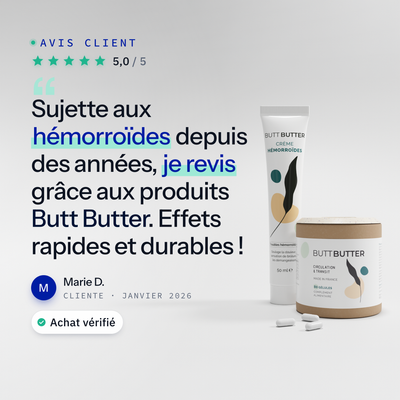 La crème hémorroïdes - Butt Butter