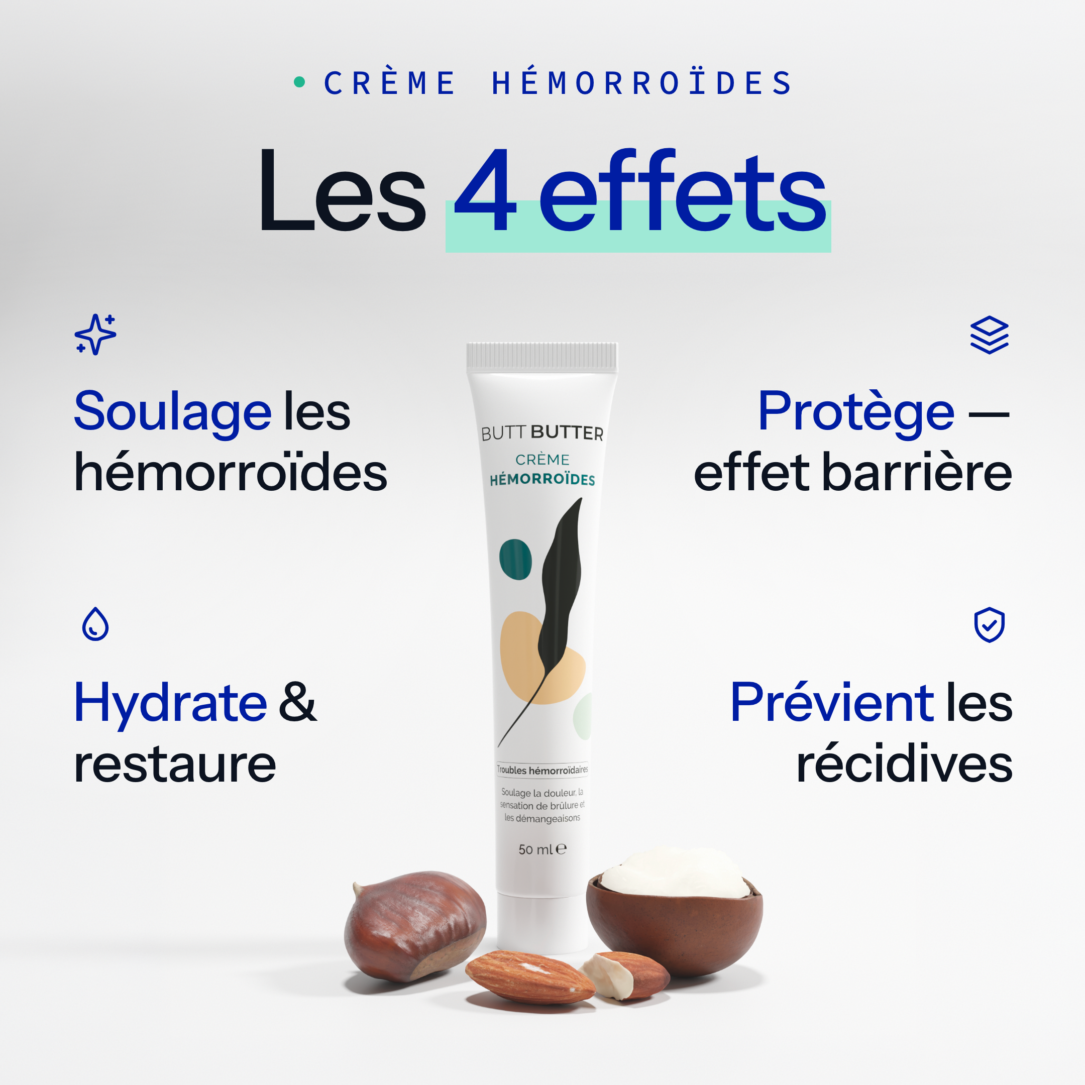La crème hémorroïdes - Butt Butter