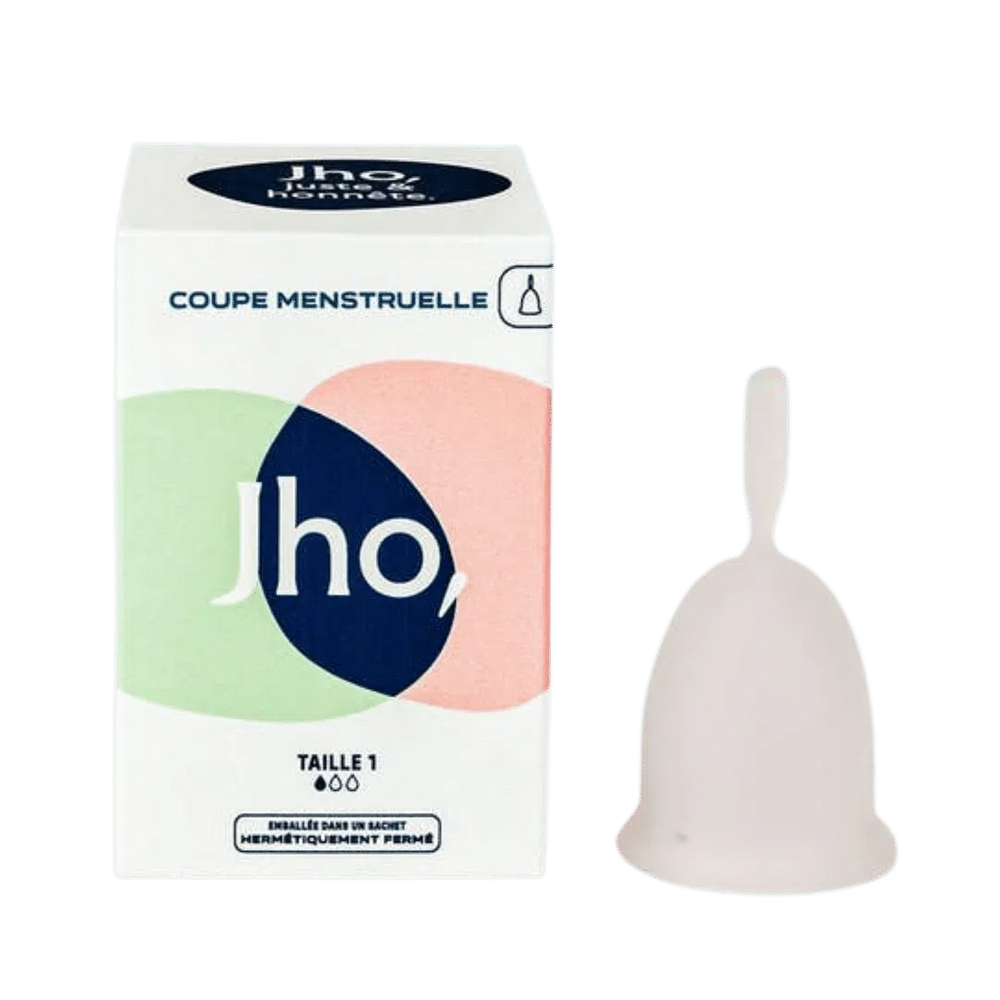 Cup menstruelle française et en silicone- Jho