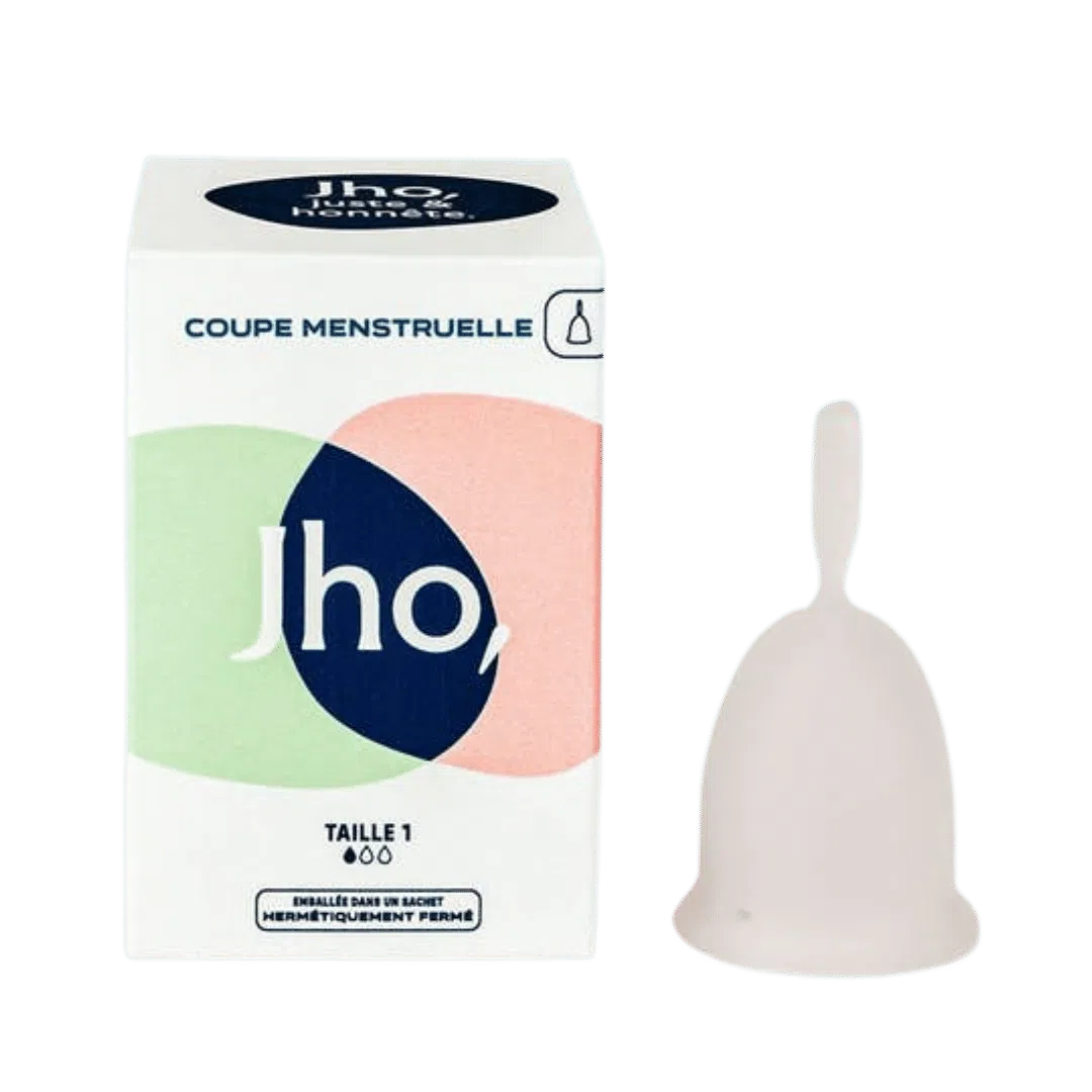 Cup menstruelle française et en silicone- Jho