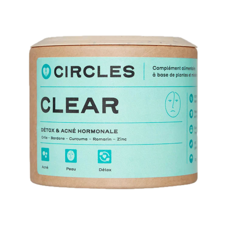 Cure 1 à 3 mois pour l'acné hormonale - Clear Circles