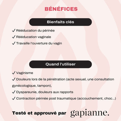bénéfices dilatateurs vaginaux Vagiwell - Gapianne