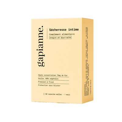 Sécheresse intime - Compléments Onagre, Bourrache, Vitamine E
