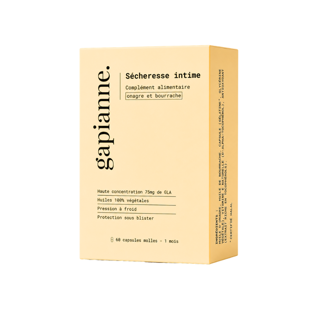 Sécheresse intime - Compléments Onagre, Bourrache, Vitamine E