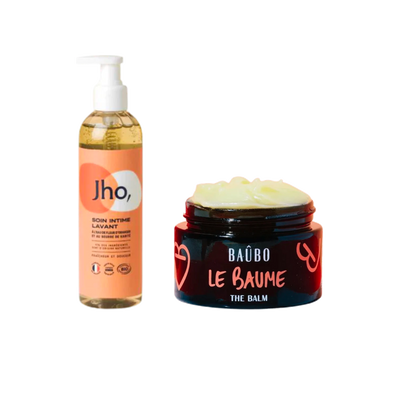 Pack Gel intime de Jho & Baume vulve de Baûbo BIO-Gapianne