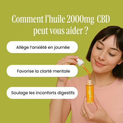 Huile de CBD 20%  - Douleurs & Stress - Équilibre