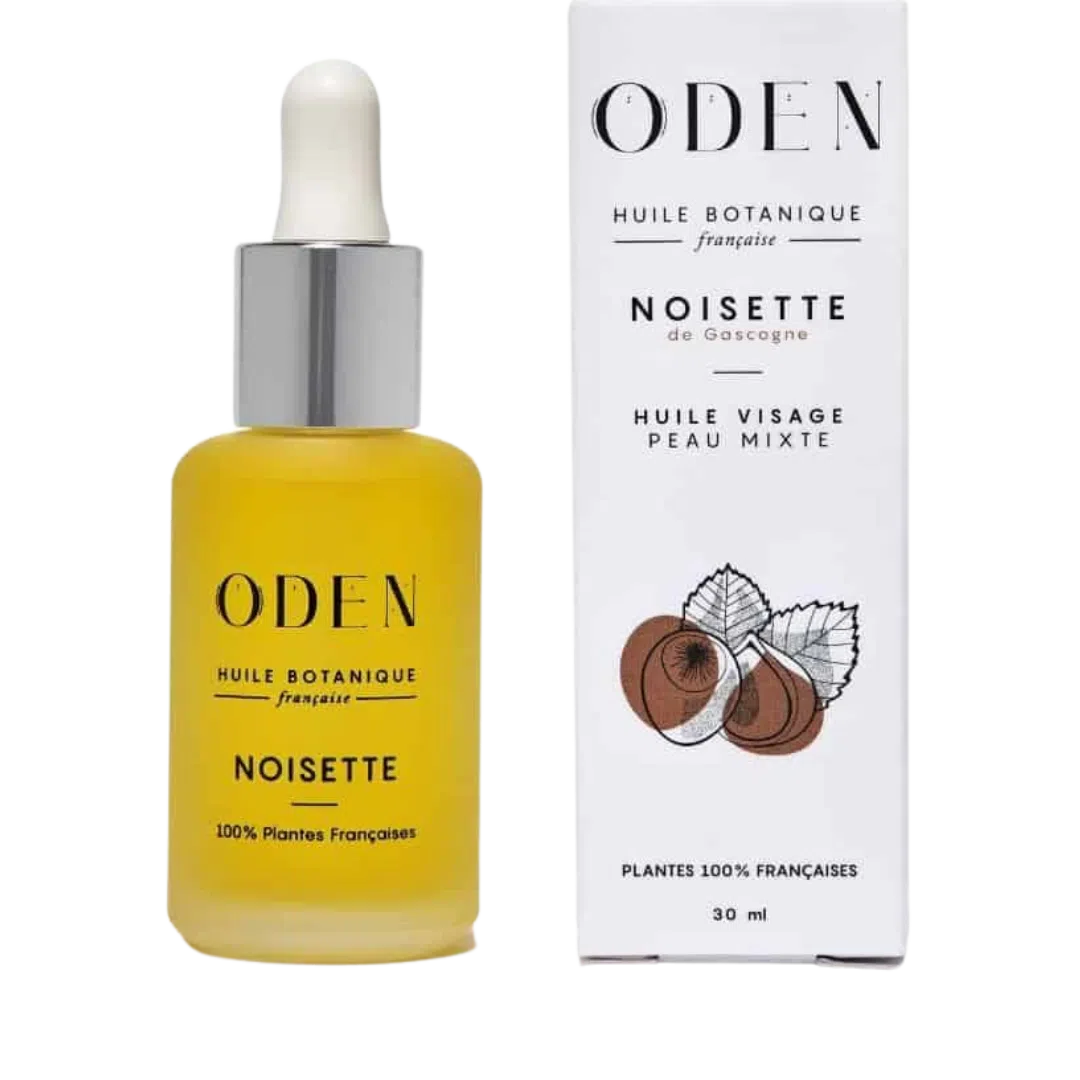 Huile visage anti imperfections - Noisette  - Oden