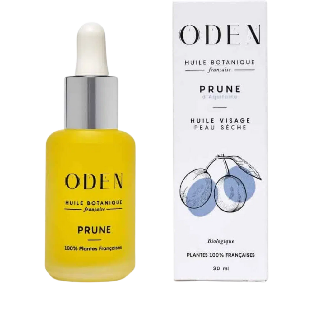 Huile visage peaux sèches - Prune - Oden