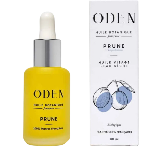 Huile visage peaux sèches - Prune - Oden