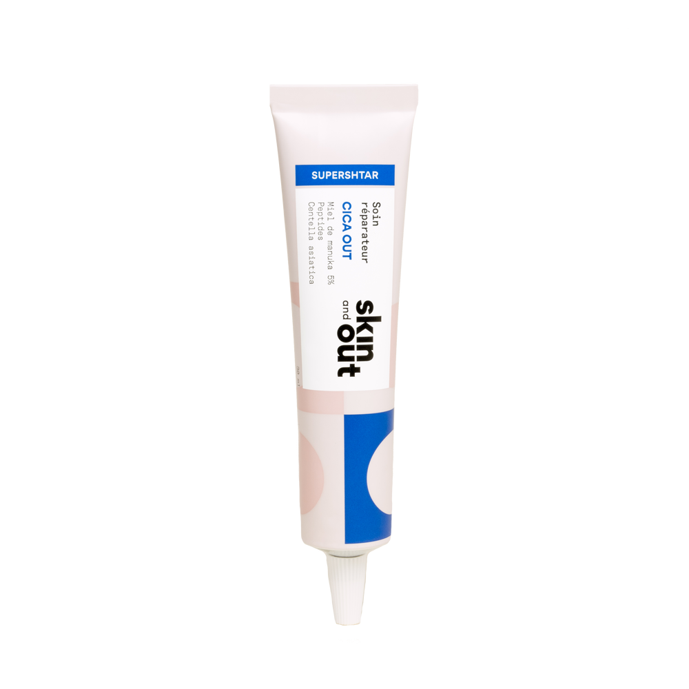 Soin réparateur après perçage de boutons - SKIN & OUT