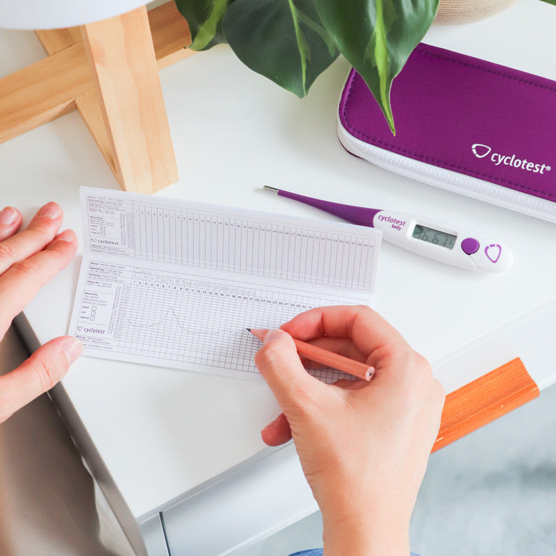 Le Thermomètre basal de Lady pour suivre ovulation