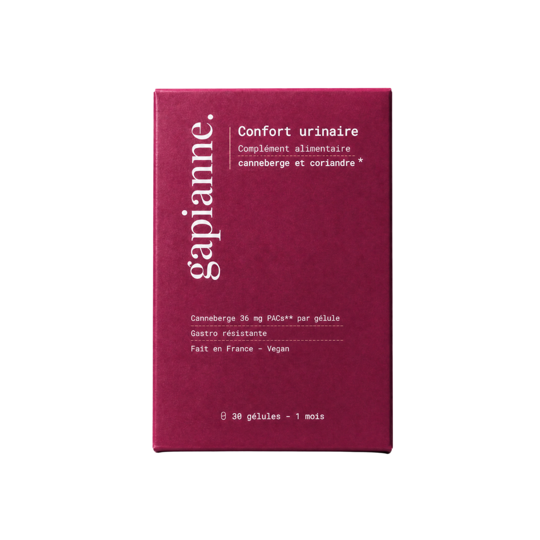 Compléments alimentaires Cranberry - Confort urinaire & Cystites - Gapianne