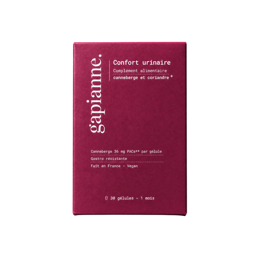 Compléments alimentaires Cranberry - Confort urinaire & Cystites - Gapianne