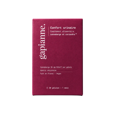 Compléments alimentaires Cranberry - Confort urinaire & Cystites - Gapianne