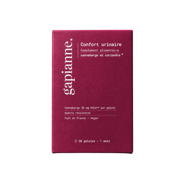 Compléments alimentaires Cranberry - Confort urinaire & Cystites - Gapianne