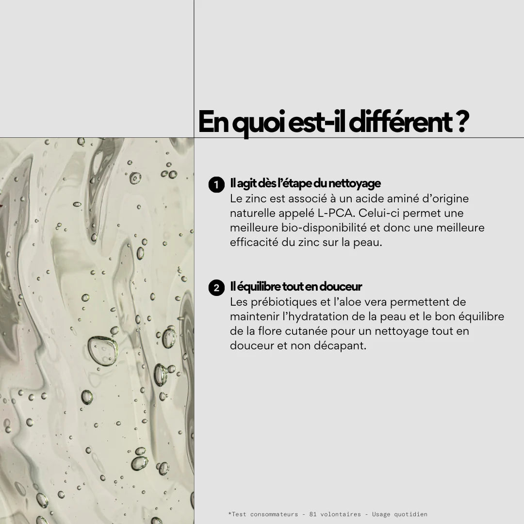 Nettoyant visage purificateur peau - SKIN & OUT