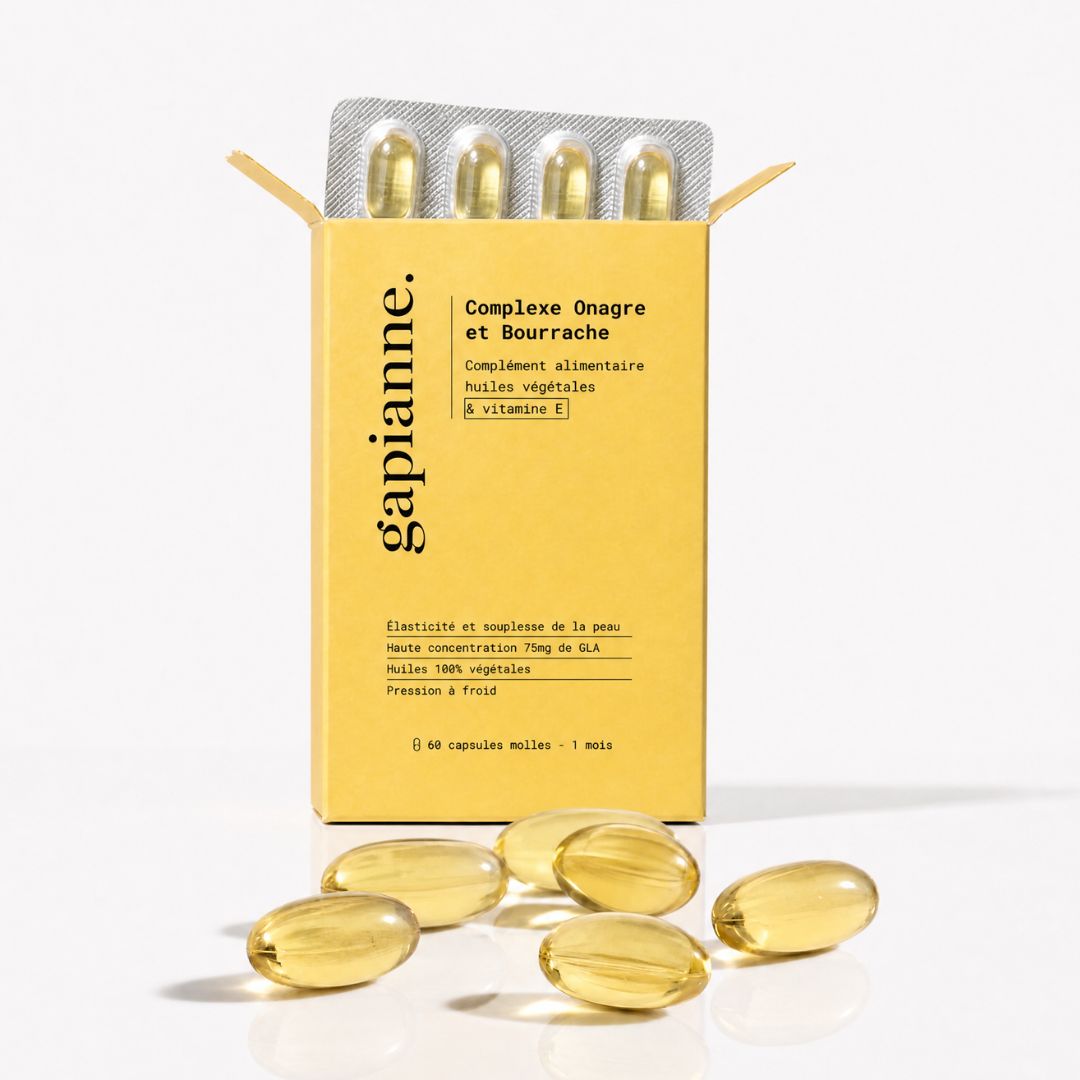 Sécheresse intime - Compléments Onagre, Bourrache, Vitamine E