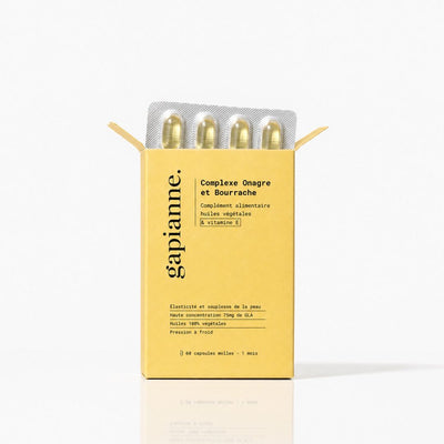 Sécheresse intime - Compléments Onagre, Bourrache, Vitamine E