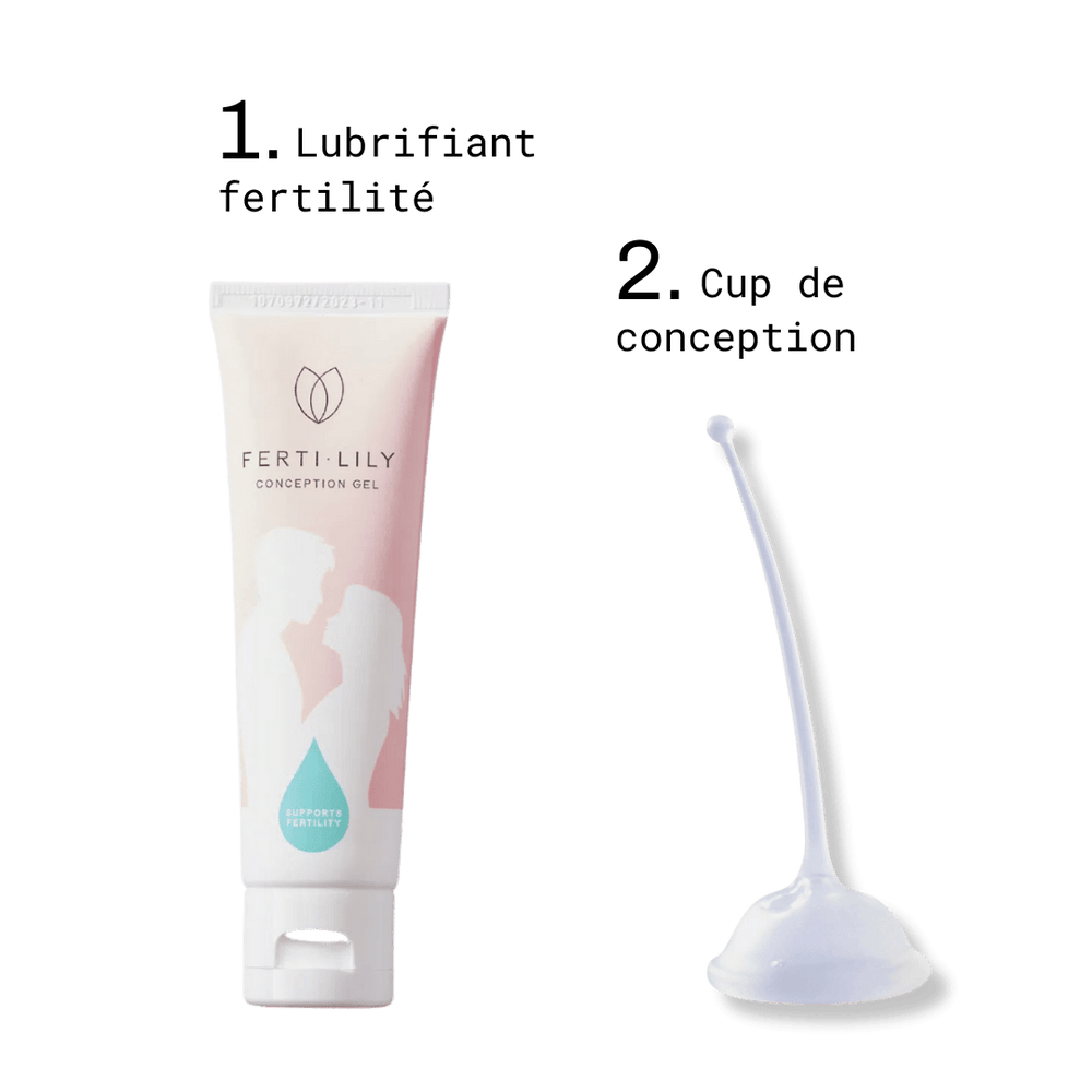 Conception Cup & Fertility Lubricant Gel Pack - FertiLily