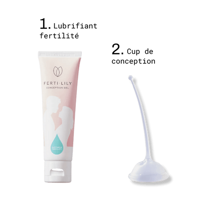 Conception Cup & Fertility Lubricant Gel Pack - FertiLily