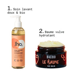 Pack Gel intime de Jho & Baume vulve de Baûbo BIO