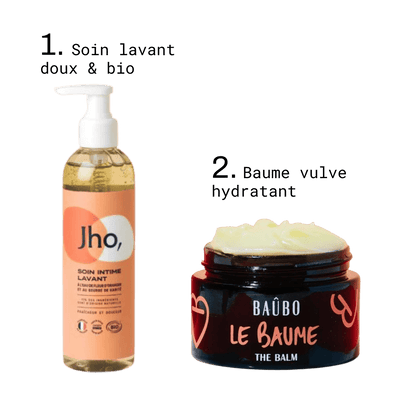 Pack Gel intime de Jho & Baume vulve de Baûbo BIO
