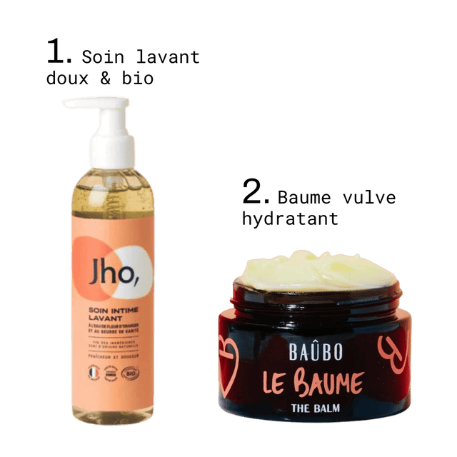 Pack Gel intime de Jho & Baume vulve de Baûbo BIO