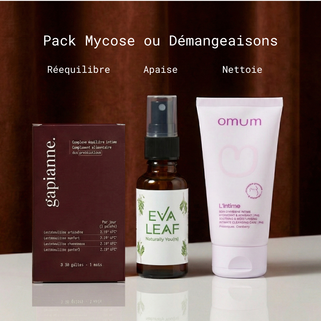 Pack Mycose, Démangeaisons & Irritations Vulvaires | Gapianne