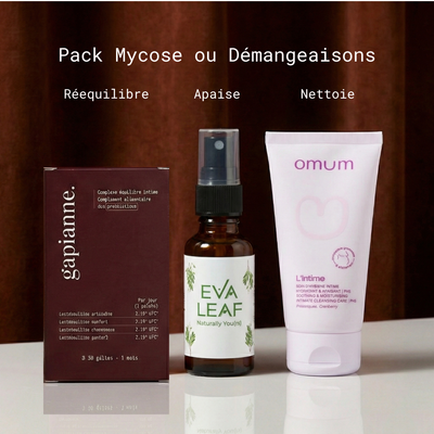 Pack Mycose, Démangeaisons & Irritations Vulvaires | Gapianne