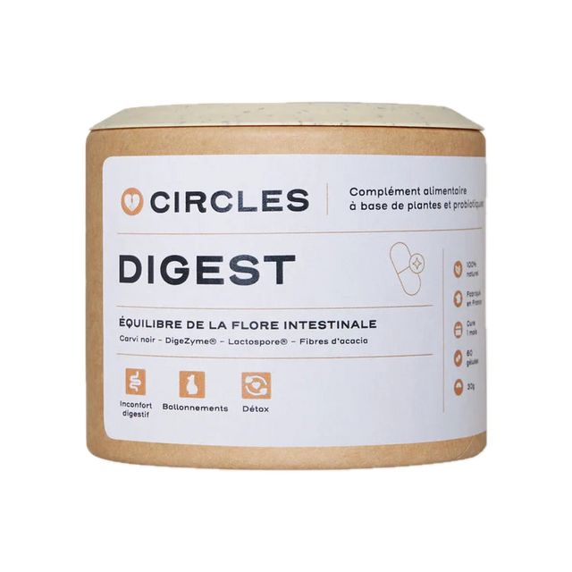 Probiotiques digestion et anti-ballonnement - Digest Circles