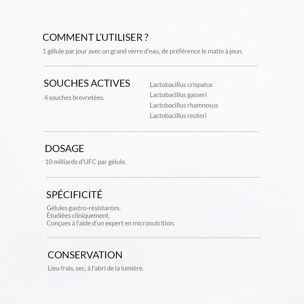 Probiotiques Flore Intime
