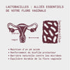 Probiotiques flore intime - Mycose, Vaginose, Irritations & Odeurs - Gapianne