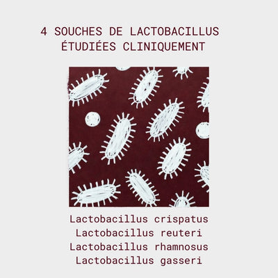 Probiotiques flore intime - Mycose, Vaginose, Irritations & Odeurs - Gapianne