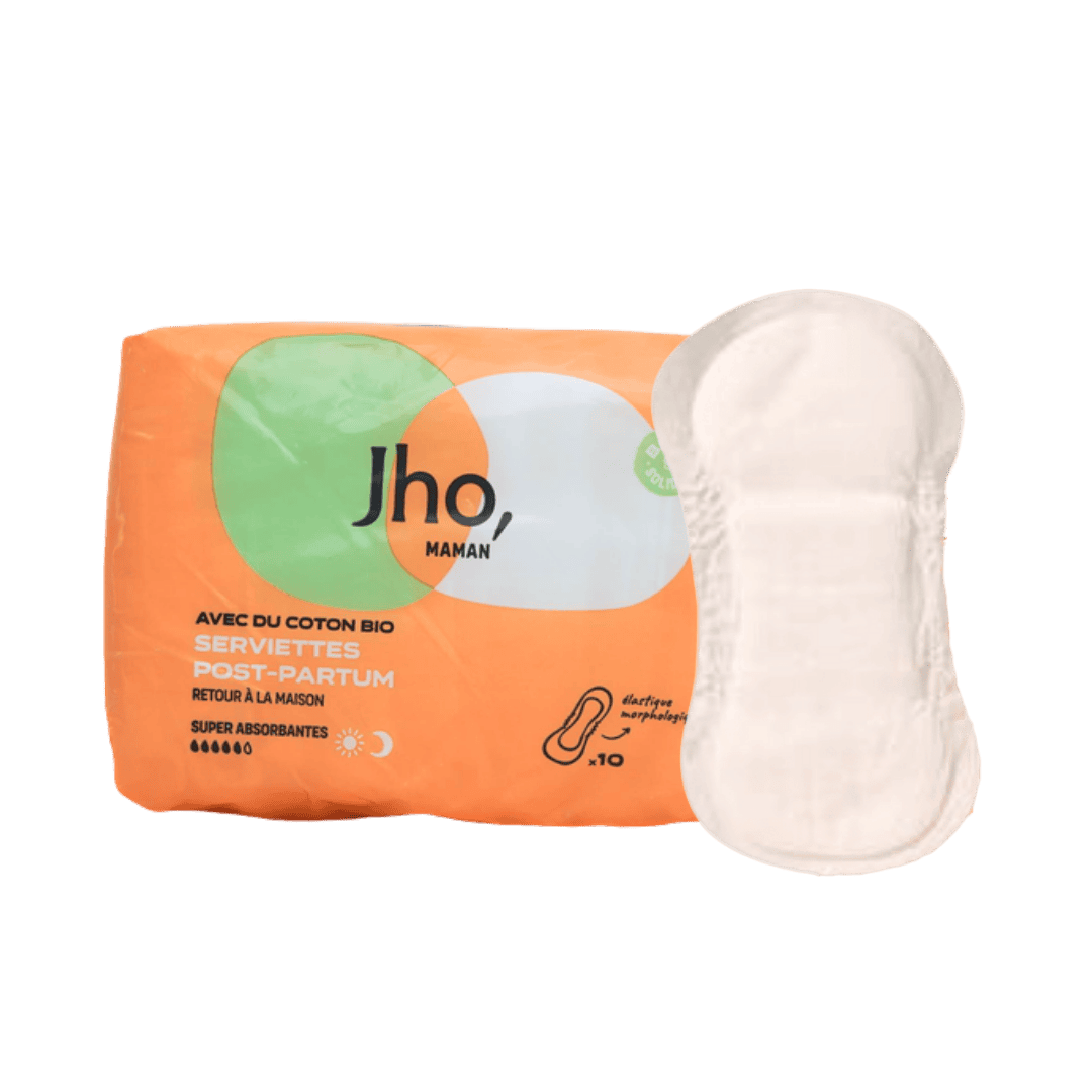 Serviettes post-partum bio - Jho