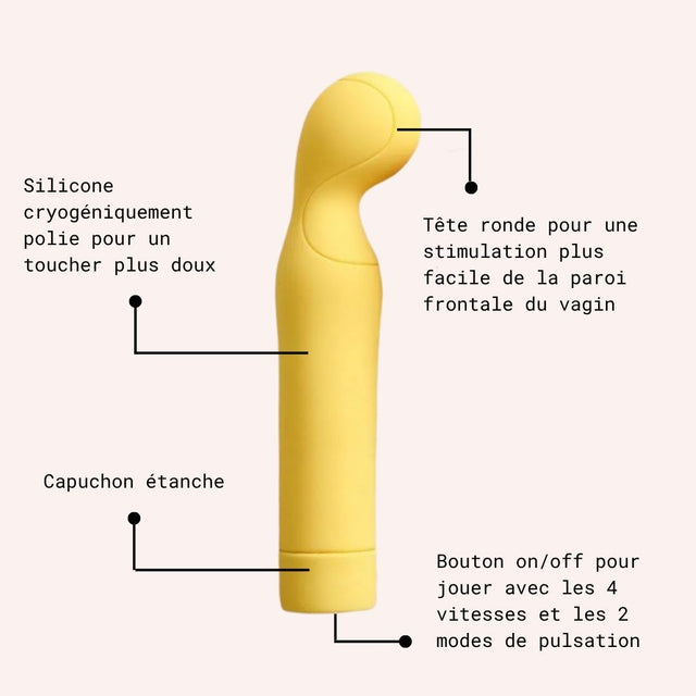 Le vibro Point G - Tennis Pro de Smile Makers