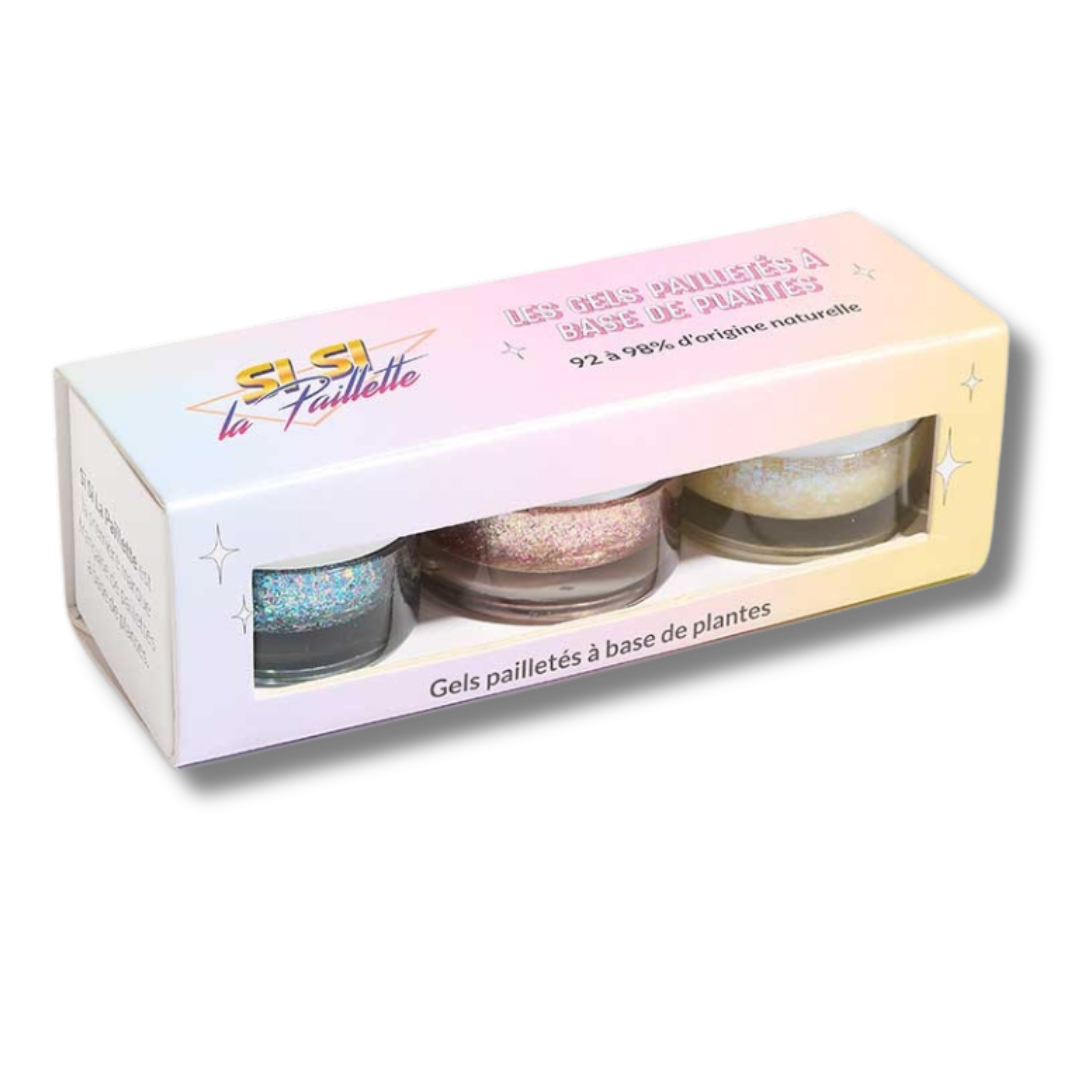 Coffret 3 Gels Paillettes - Si Si La Paillette