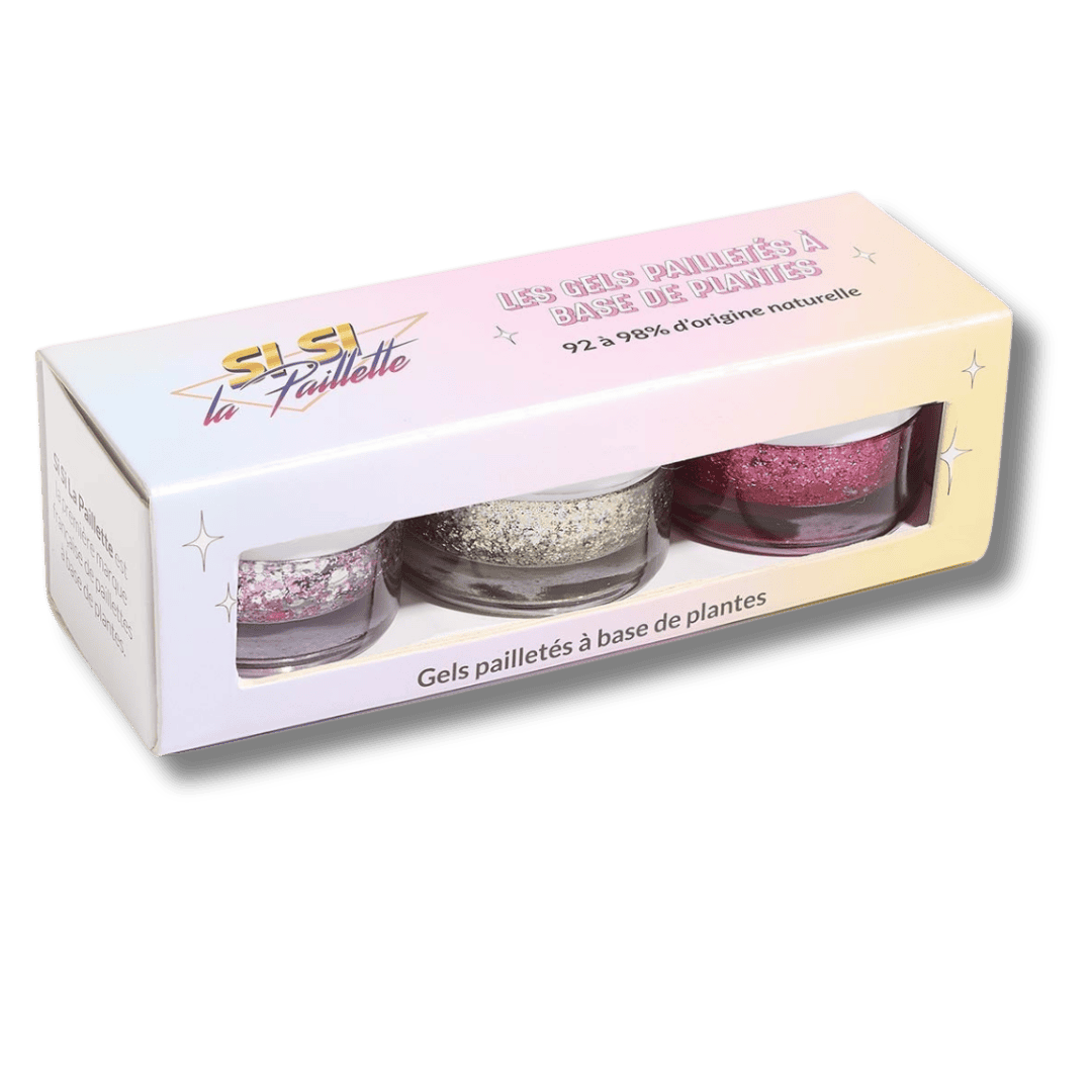 Coffret 3 Gels Paillettes - Si Si La Paillette